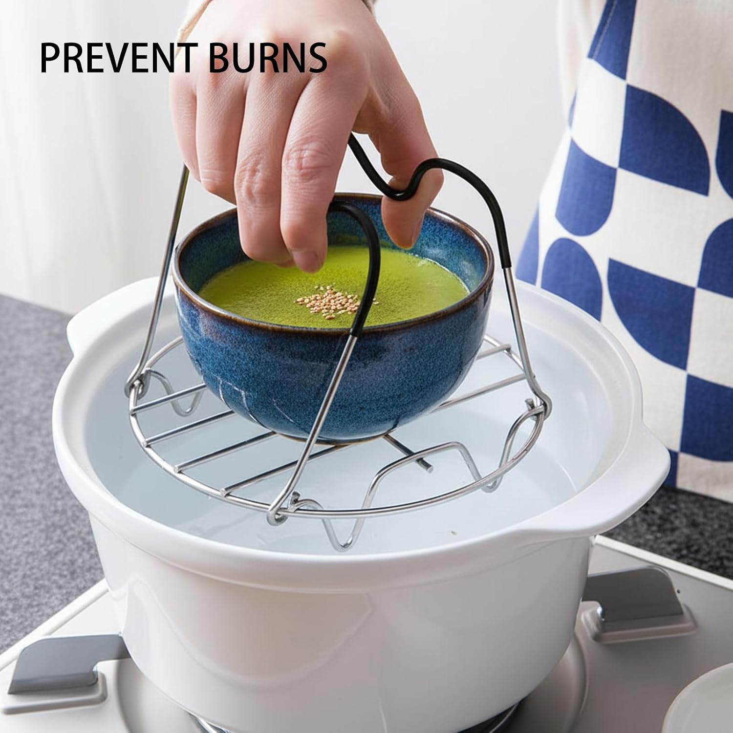 2‑Piece Canning Rack for Water Bath Canner, Instant Pot Trivet
