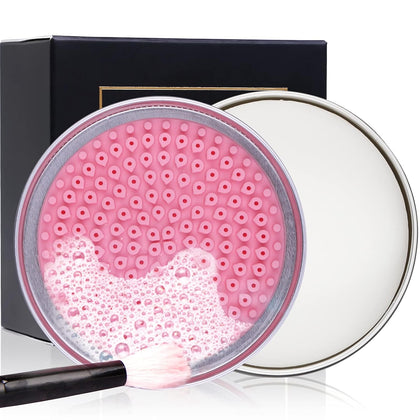 Makeup Brush Cleaner Shampoo Soap Solid Brush Cleaning Mat Removes Cosmetic Color Brush Cleaner Pad for Cleaning