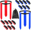 Flag Football Belts, 14 Player Adjustable Flag Football Belts with 42 Flags for Adults Youth Sports Training Competition