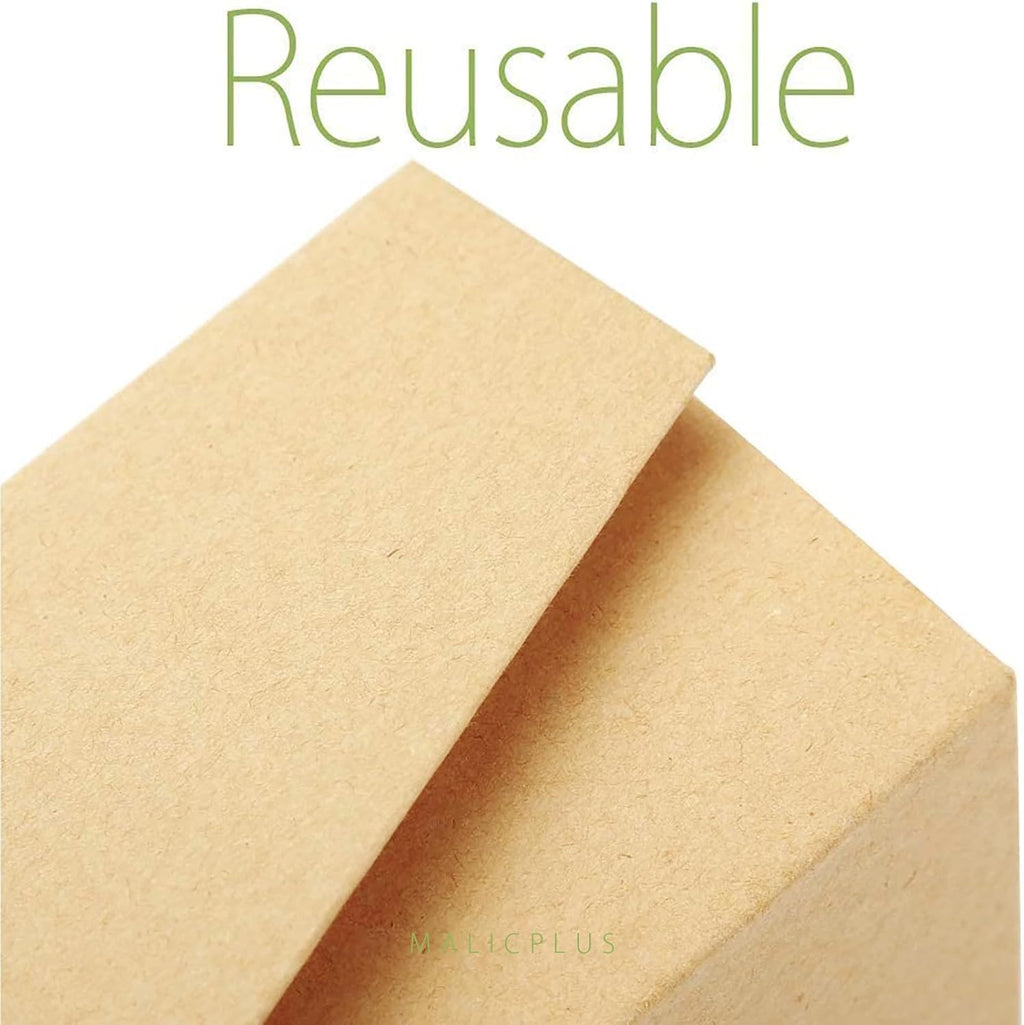 6 Kraft Gift Boxes with Magnetic Lids for Present,9x9x3.4 Inch