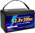 12V 100Ah LiFePO4 Battery, Group 31 Lithium Iron Phosphate Battery, 100A BMS Low-temp Protection 15000 Deep Cycles