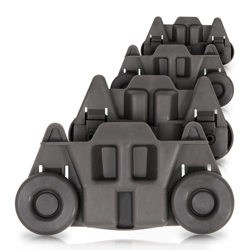 Dishwasher Lower Wheels for KitchenAid KUDS30FXWH3 (4-Pack)