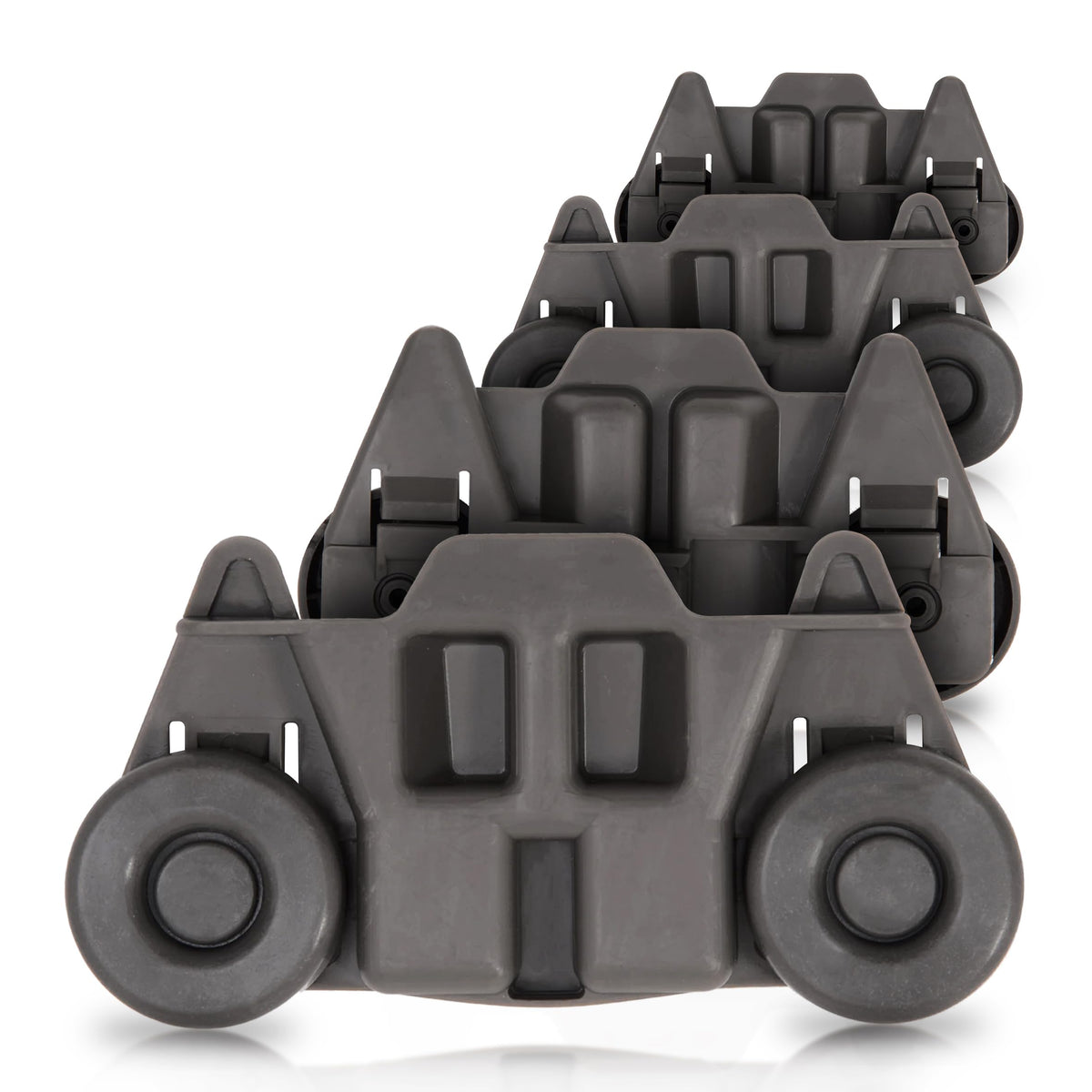 Dishwasher Lower Wheels for KitchenAid KUDS30FXSS3 (4-Pack)