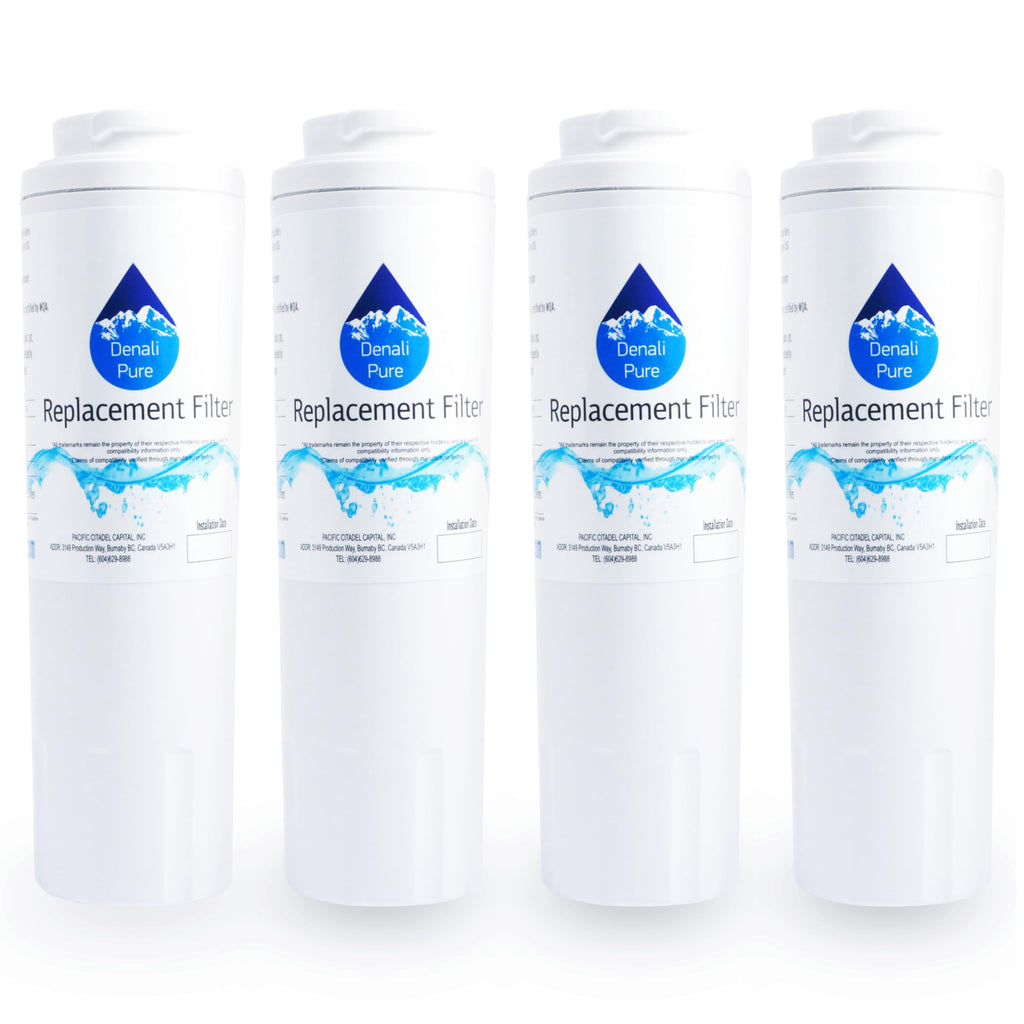 4-Pack Replacement for KitchenAid KFXS25RYMS4 Refrigerator Water Filter
