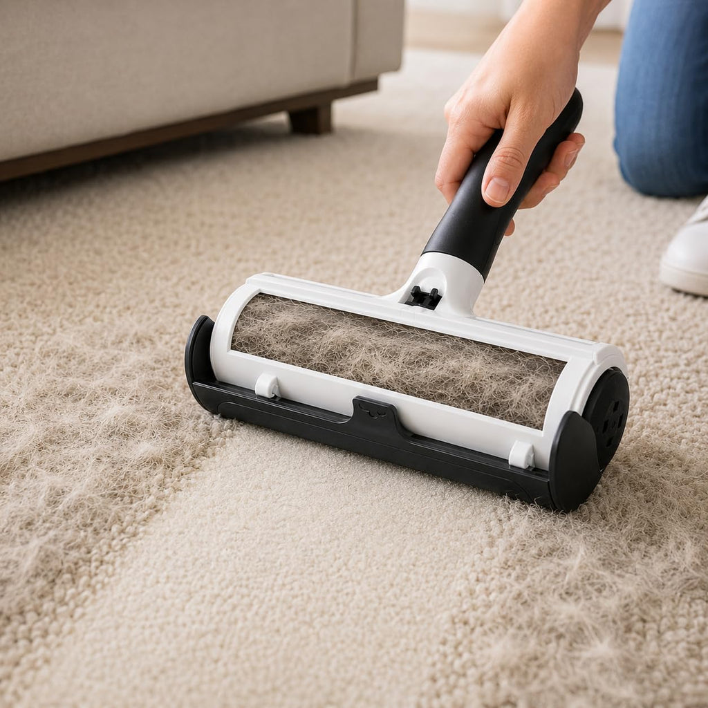 Navors Pet Hair Remover Roller, Reusable Self-Cleaning Pet Hair Roller for Dogs & Cats, Fur Remover for Couch