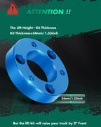 SCITOO 2" Front Strut Spacer for Ford for F-150 2004-2024
