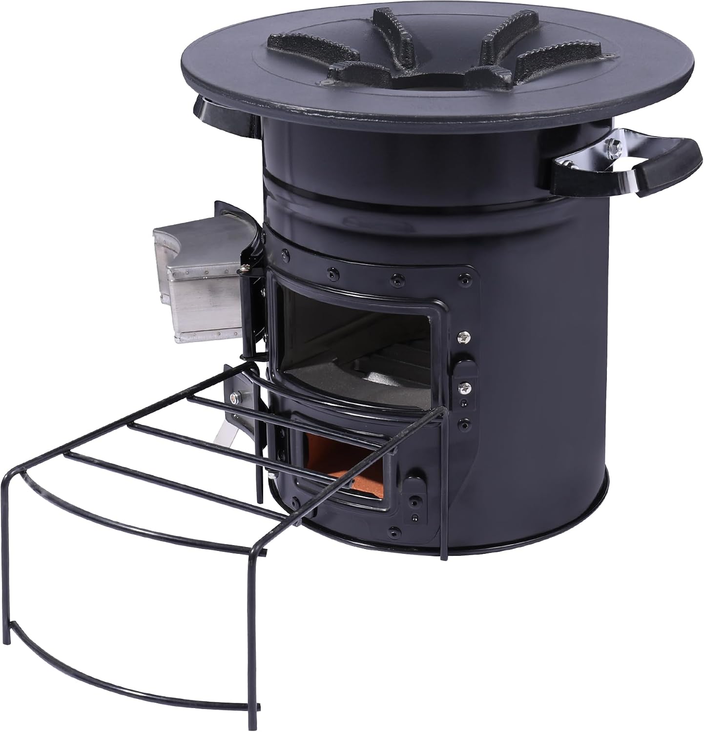 Camping Rocket Stove Wood Burning Portable for Cooking, Outdoor Camping Wood Stove with Carrying Bag for Backpacking