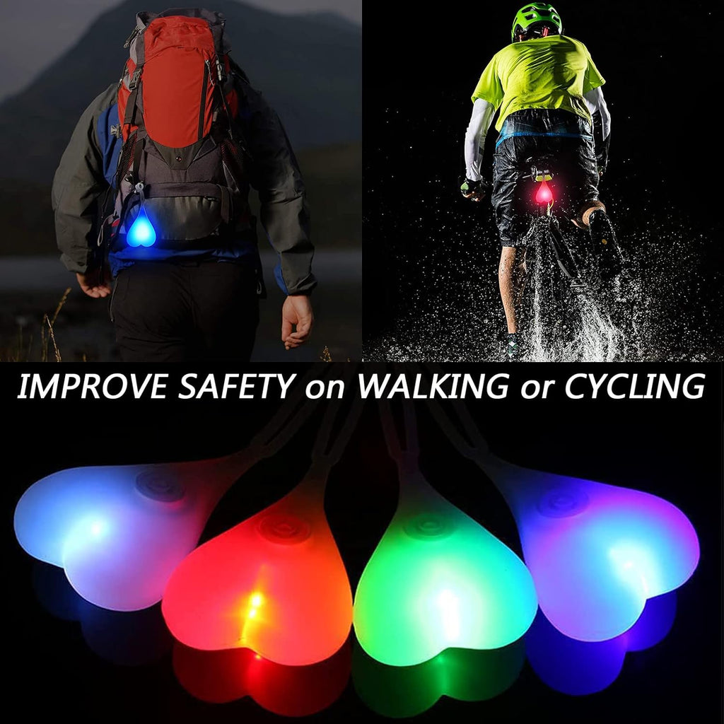 Bike Reflectors LED Bicycle Rear Lights Cycling Balls Tail Light Seat Back Egg Lamp Night Essential Waterproof