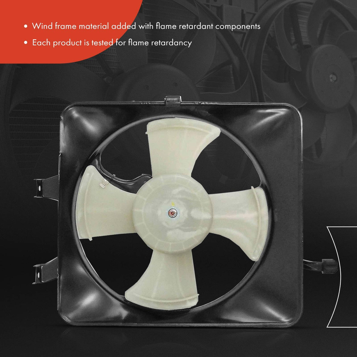 A-Premium A/C Condenser Fan Assembly
