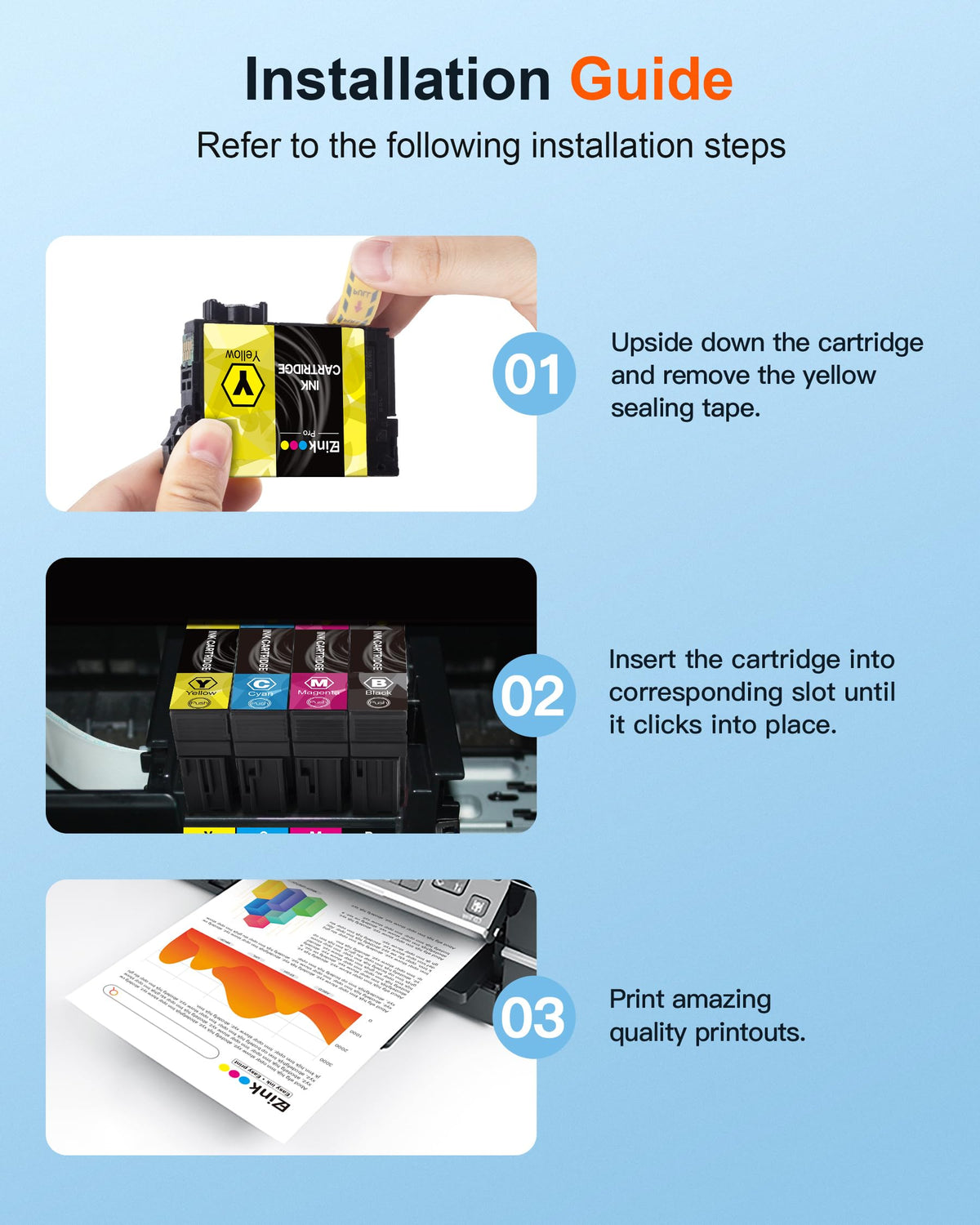 Remanufactured Ink Replacement for Epson 212 212XL Ink Cartridges 8 Pack