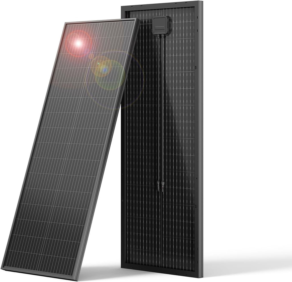 Bifacial 100 Watt Solar Panel, 12V 100W Monocrystalline Solar Panel Panel High Efficiency Module Monocrystalline