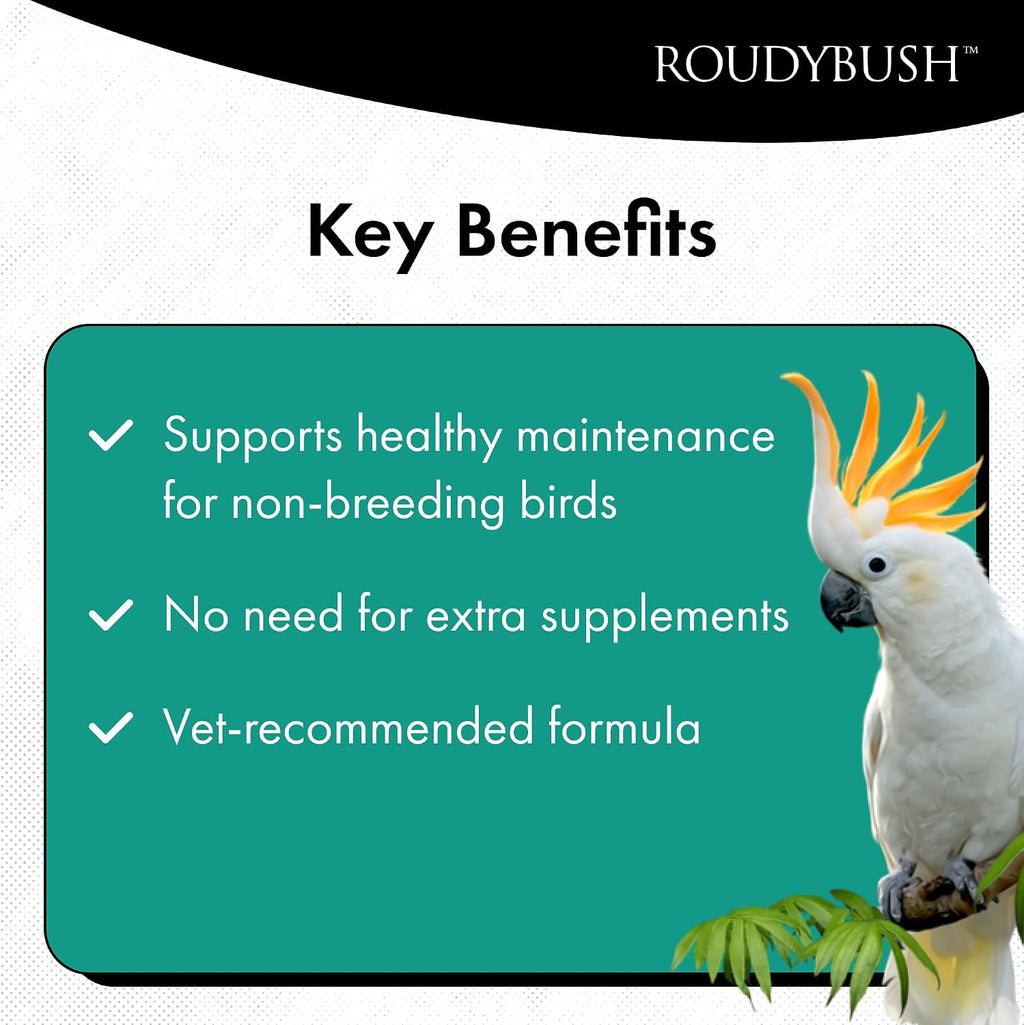 Daily Maintenance Food for Birds - Scientifically Formulated Bird Feed - Bird Food Pellets w/Corn, Wheat, Soy & More