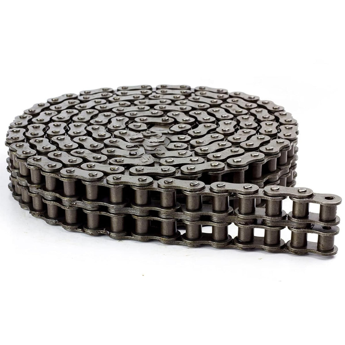 Jeremywell 50-2 Double Strand Duplex Roller Chain 10 Feet with 1 Connecting Link