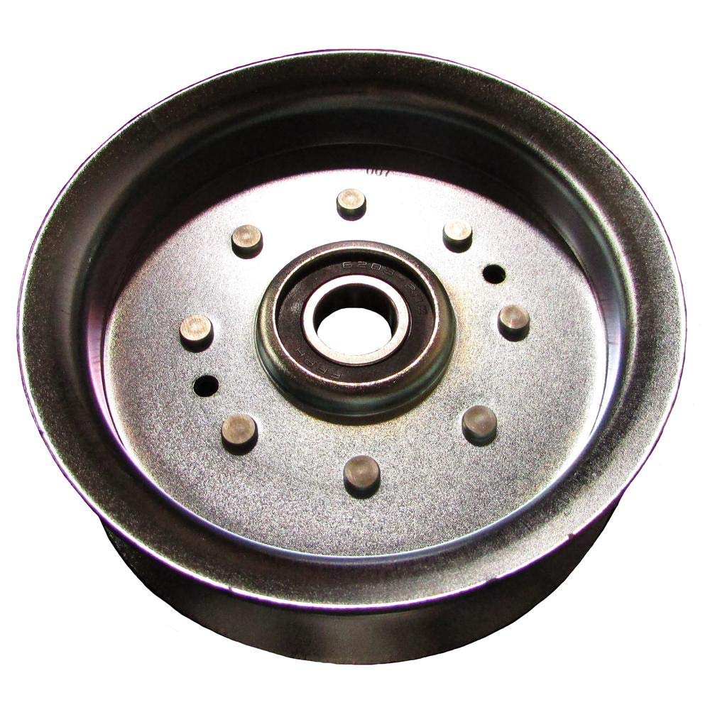 Steel Flat Idler Pulley with Flanges Fits Sabre