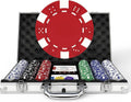 Poker Chip Set - Classic 300PCS Poker Set with Aluminum Case, 11.5 Gram Casino Chips for Texas Holdem Blackjack