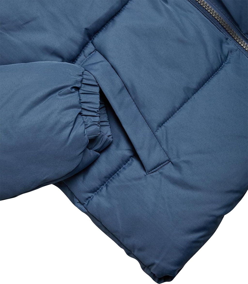 Boys Puffer Jacket Polar Fleece Lined Winter Coat | Warm Wind and Water Resistant Outerwear, Cozy Insulated Layer for