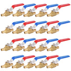 20PC HeSun 1/2" Brass Crimp PEX Ball Valve(VALVE003-20)