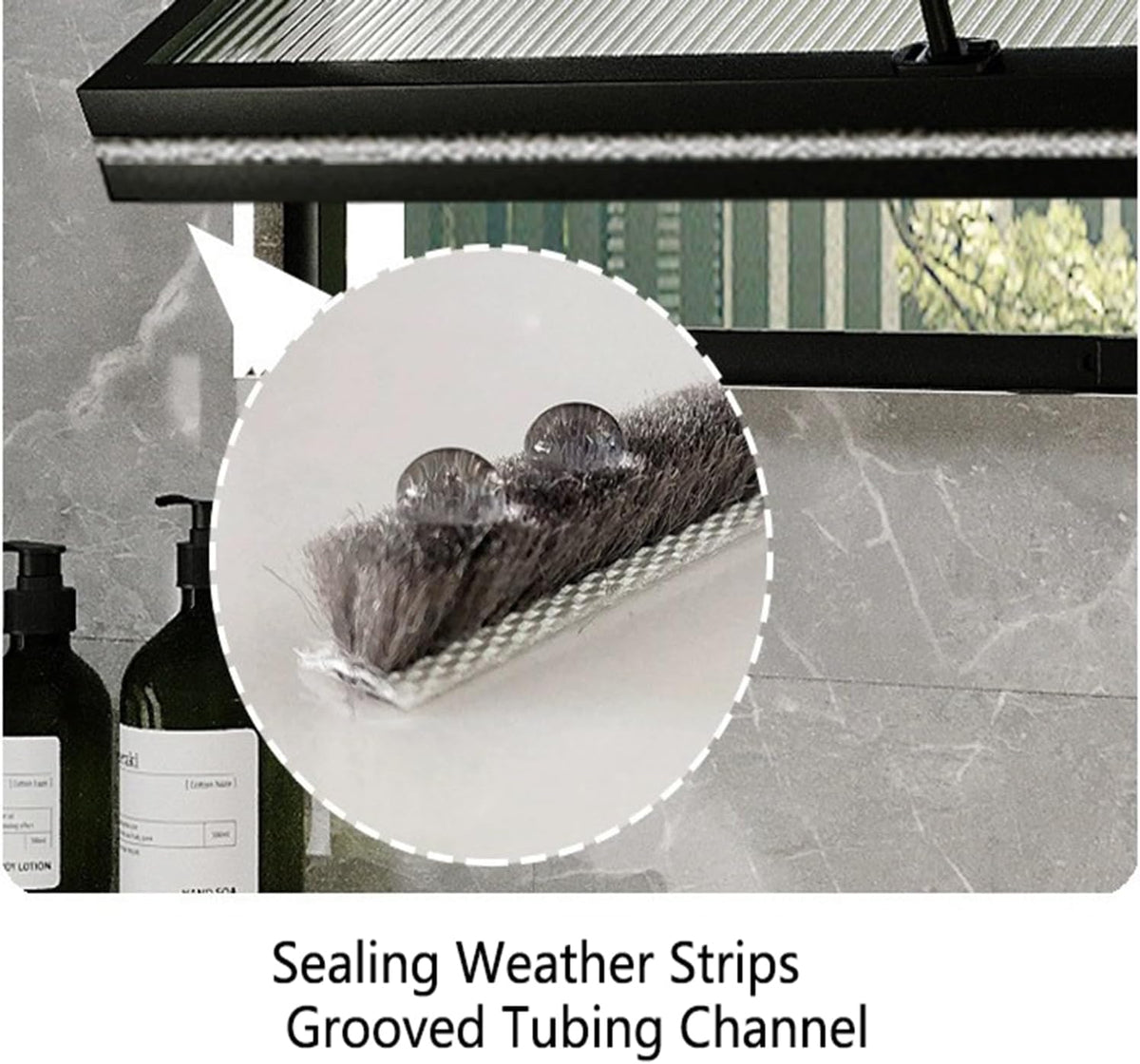 White Hopper Window for Basement/Playhouse/Kitchen/Warehouse Ventilation,Aluminum Alloy Flush Mount Replacement Metal