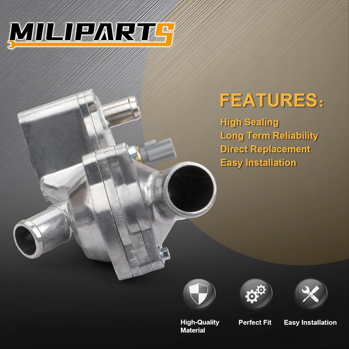 Upgraded Aluminum Thermostat Housing Compatible With 2002-2010 Ford Explorer Explorer Sport Trac Mercury Mountaineer V6 4.0L Replace 2L2Z8592A