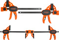6" Bar clamps for woodworking - 4-Pack