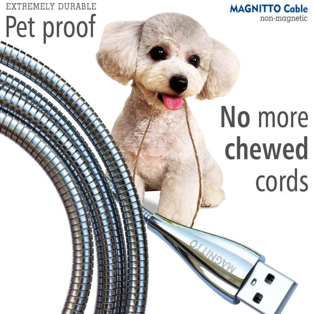 USB Type C Cable, Metal Braided Cord 6ft 2-Pack, Fast Type-C Charger Durable USB-A to USB-C Charging Cable for