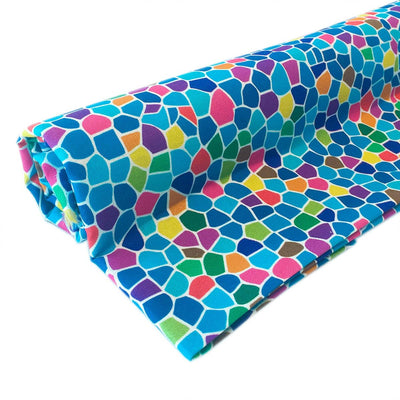 Cotton Fabric by The Yard for Quilting, Sewing DIY, Craft Projects & More (Pre-Cut 1 Yard, Blue 5009)