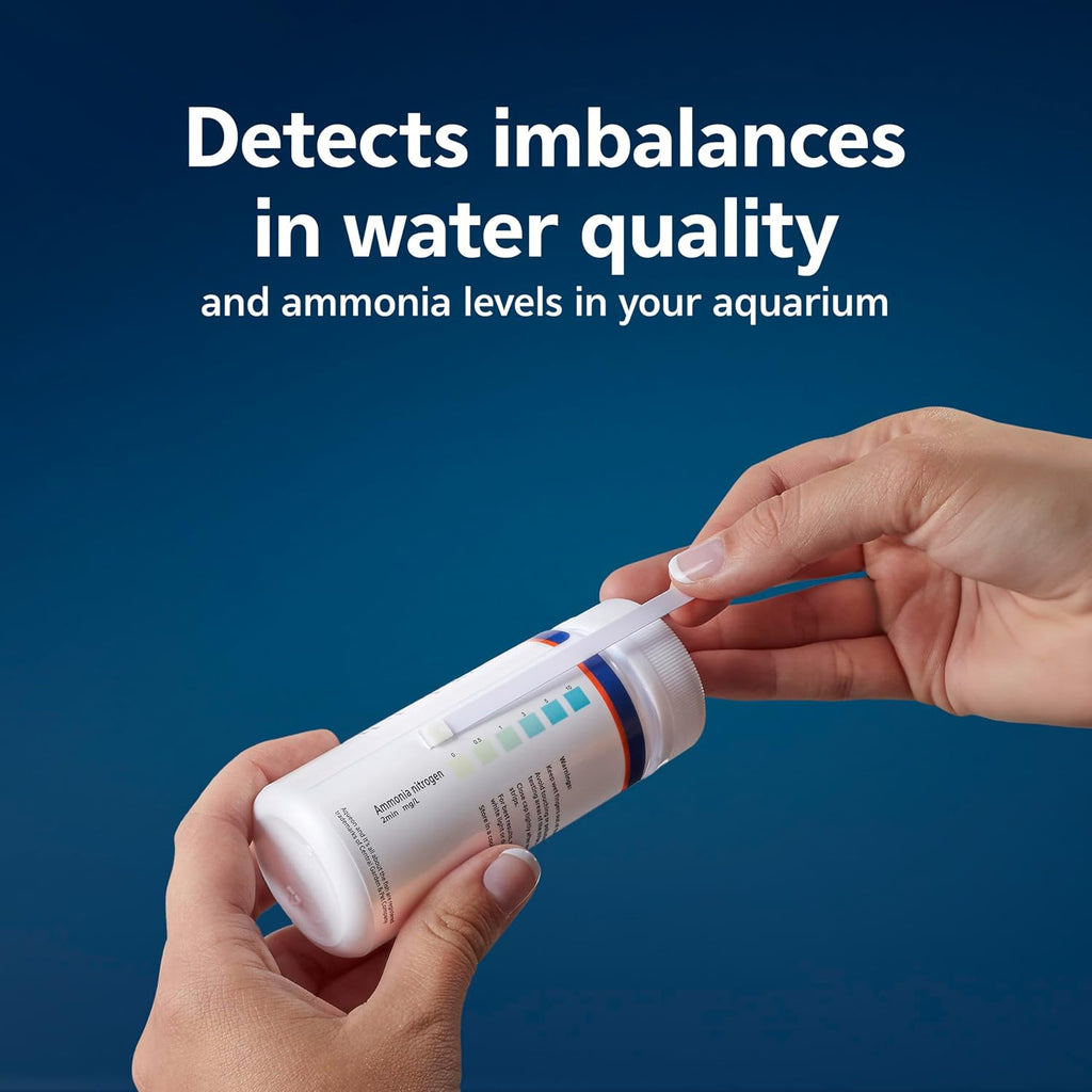 Ammonia Aquarium Test Strips, Freshwater and Saltwater Aquariums, 50 Count