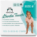 Amazon Brand - Mama Bear Gentle Touch Baby Diapers, Size 6, 27 Count, Disposable, Leak Protection, Stretchy