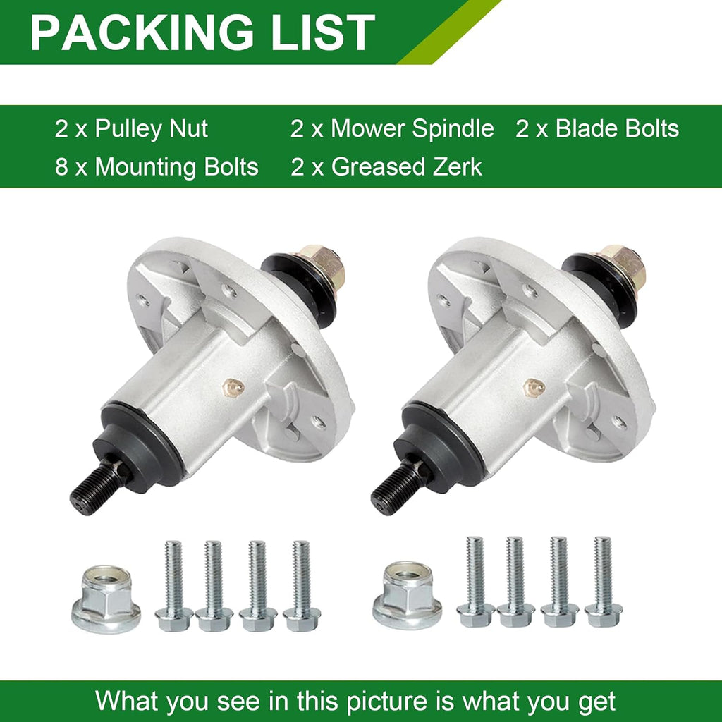 GY20454 AUC15811 GY21098 Spindle Assembly for John Deere 42" 48" Deck 2pack
