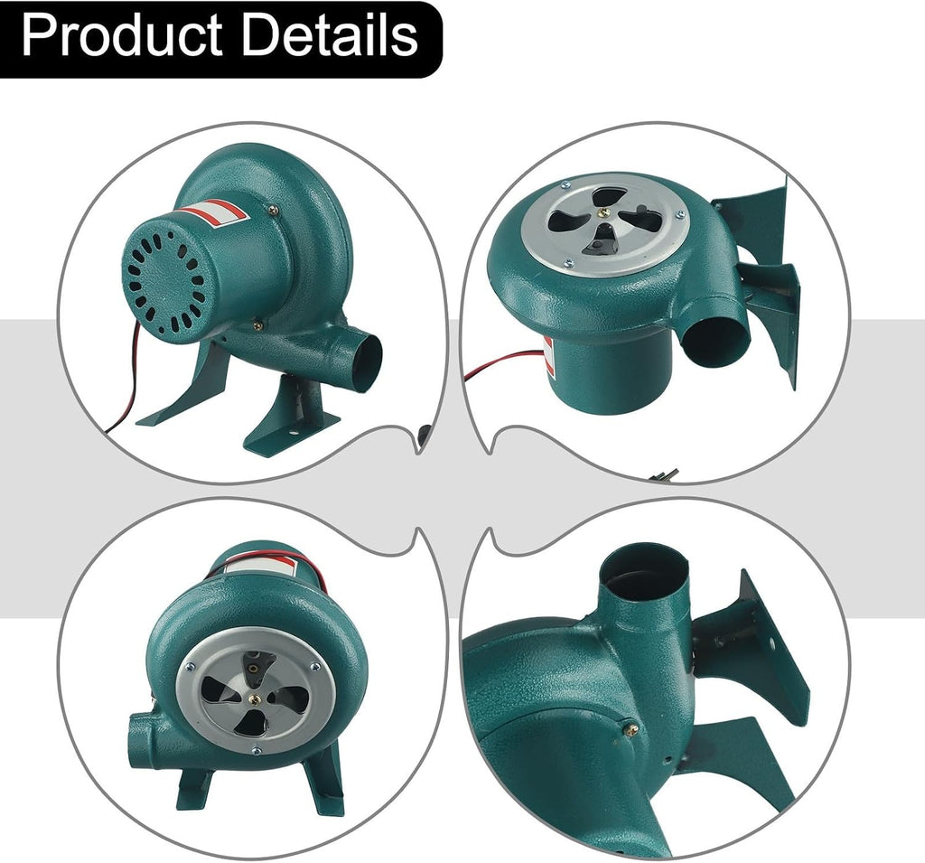 Centrifugal Blower 2800 RPM Dual Power Copper For Forge BBQ Centrifugal