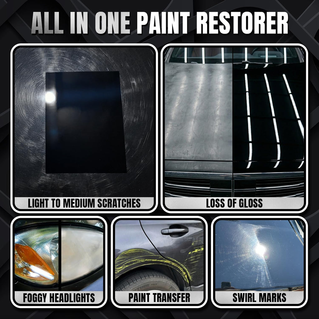 Black Scratch Remover – Car Scratch Repair & Swirl Remover for Vehicles – Deep Scratch Repair Compound & Polishing