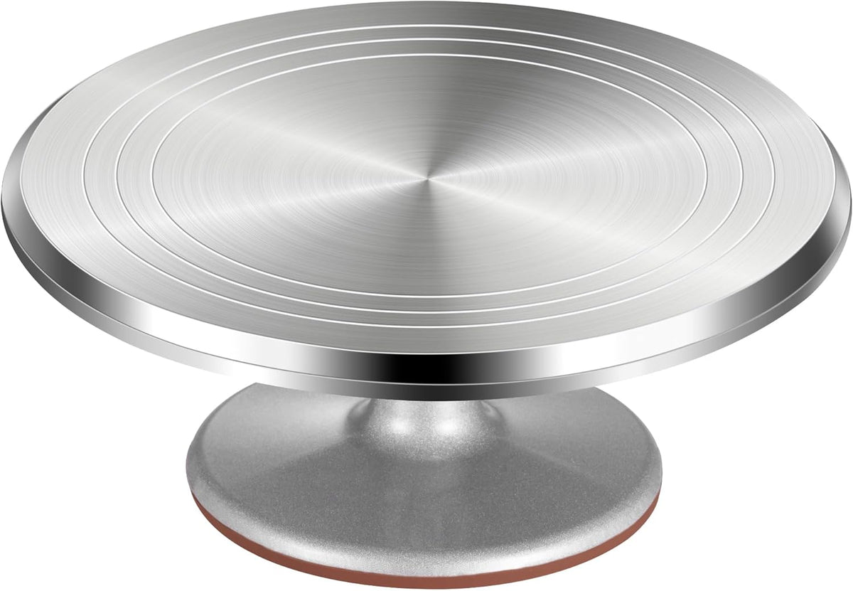 Aluminum Cake Turntable Rotating Non-slip Decorating Cupcake Cake
