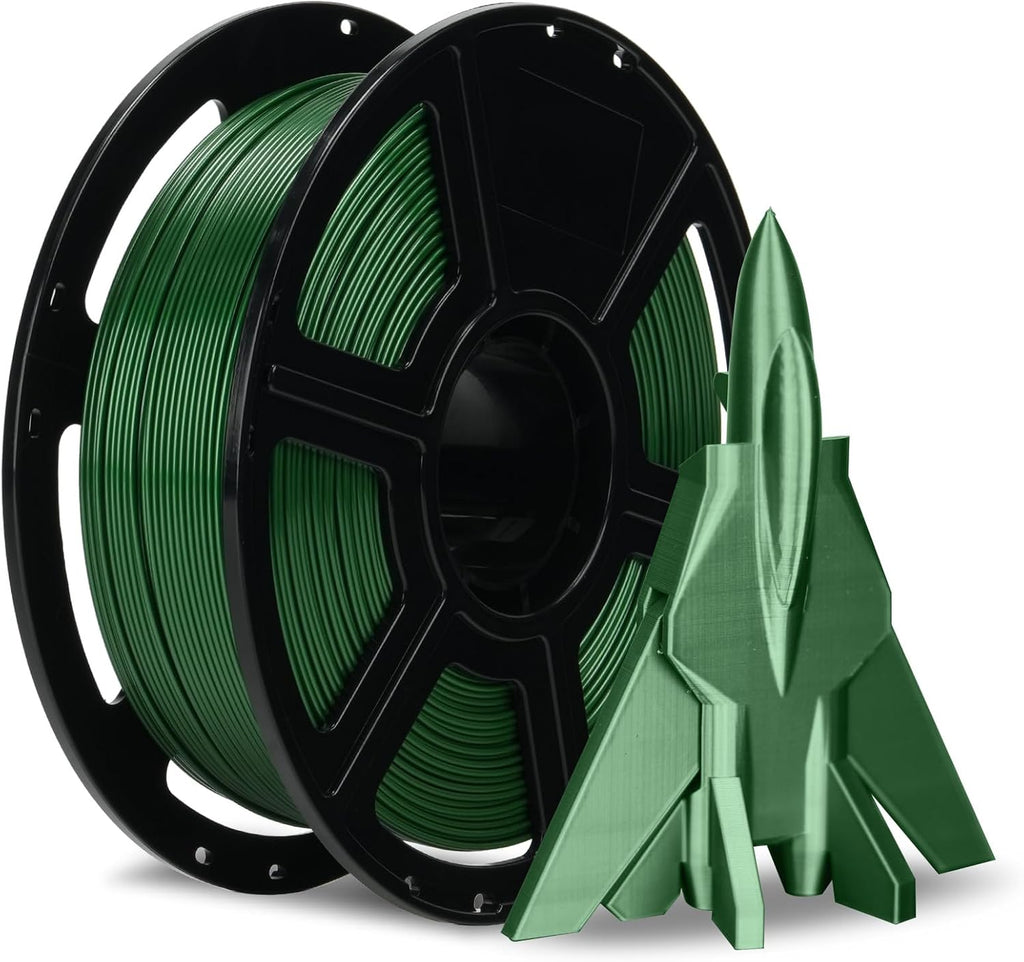 Rapid PETG Filament 1.75mm Metallic Green, Max 600mm/s High Speed Printing, 3D Printer Filament 1kg Spool