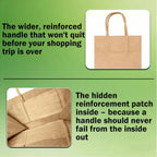 30 Pack 5.15×3.15×7.8 in Kraft Small Paper Bags with Handles