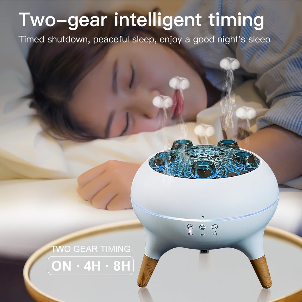 Essential Oil Diffuser 250ML,Jellyfish Diffuser Air Humidifiers Sound Pickup Ultrasonic Aromatherapy Diffuser Remote