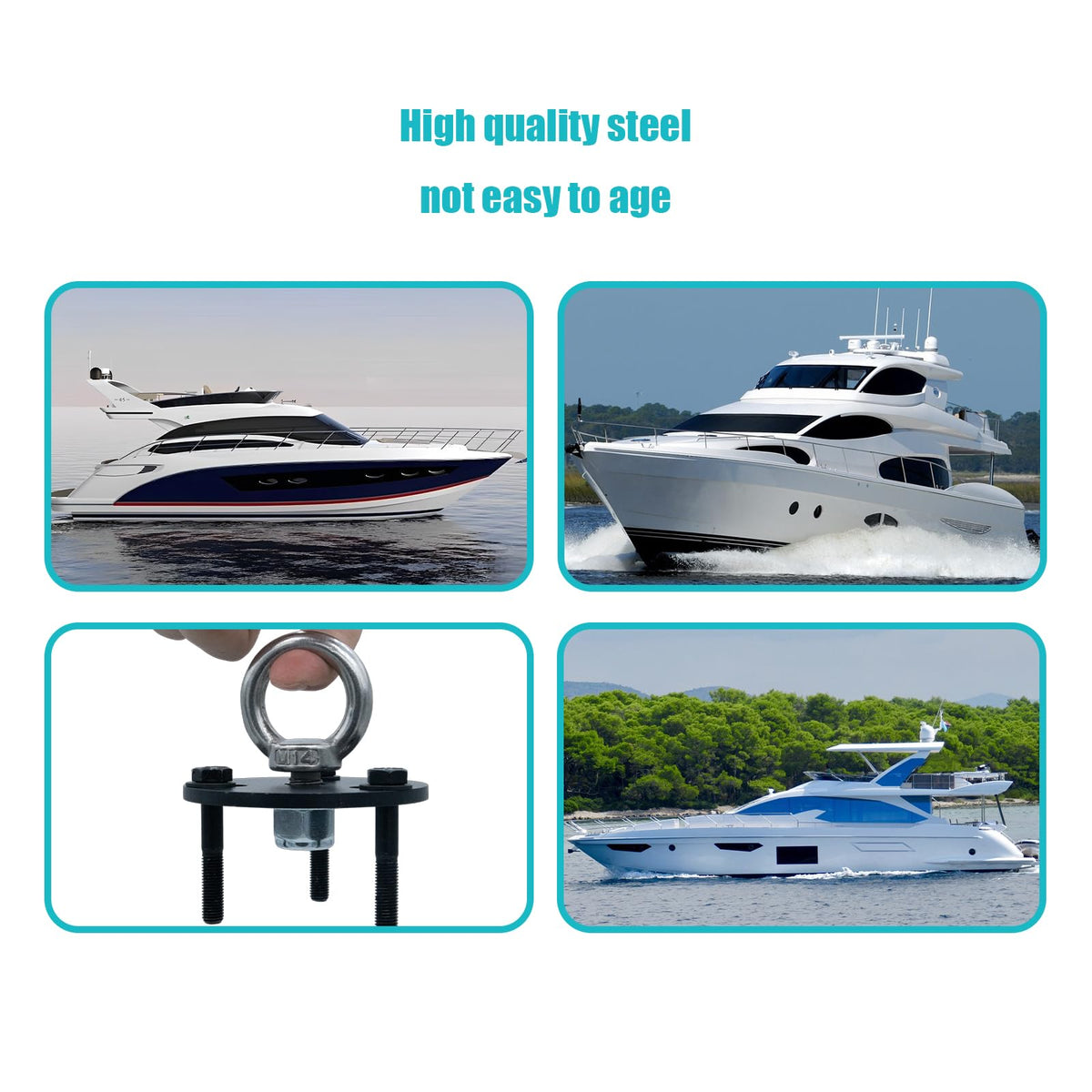 Outboard Engine Lifting Ring Tool Compatible with OMC, Johnson, BRP, ETEC Outboard Motor
