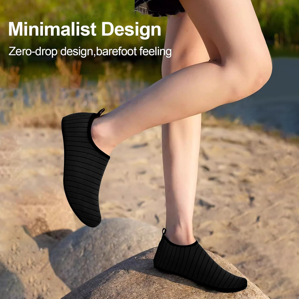 Water Shoes for Womens Mens Barefoot Aqua Yoga Socks for Pool Beach Surf Walking Water Park Boating Sports Water Shoes