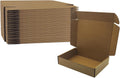 10 x7 x2 inches Corrugated Shipping Boxes, Brown Cardboard Mailers, 28 Pack
