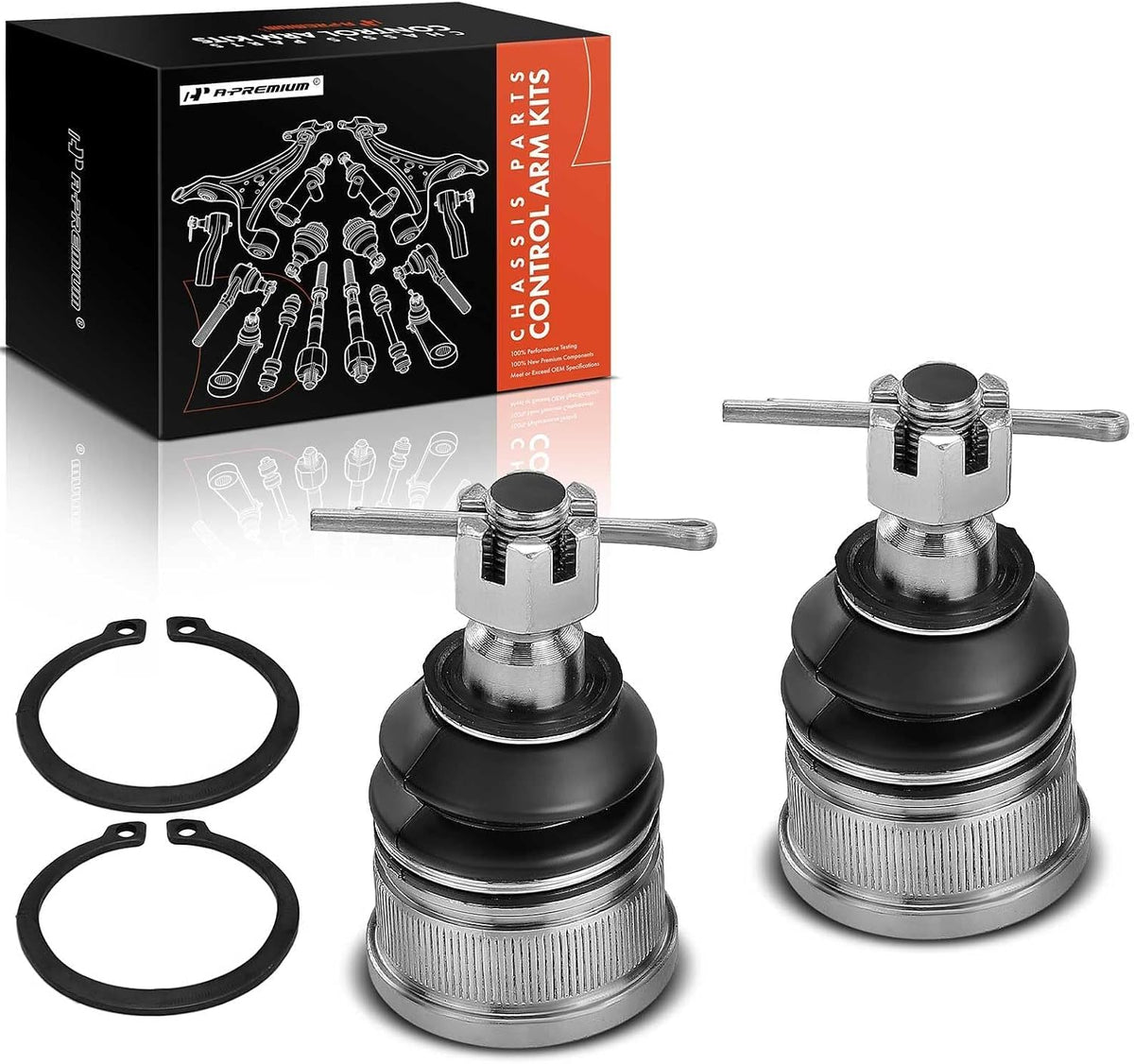 A-Premium Front Lower Ball Joint, Compatible with Honda, Acura