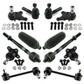 TRQ Front Steering & Suspension Kit Ball Joint Steering Rack & Pinion