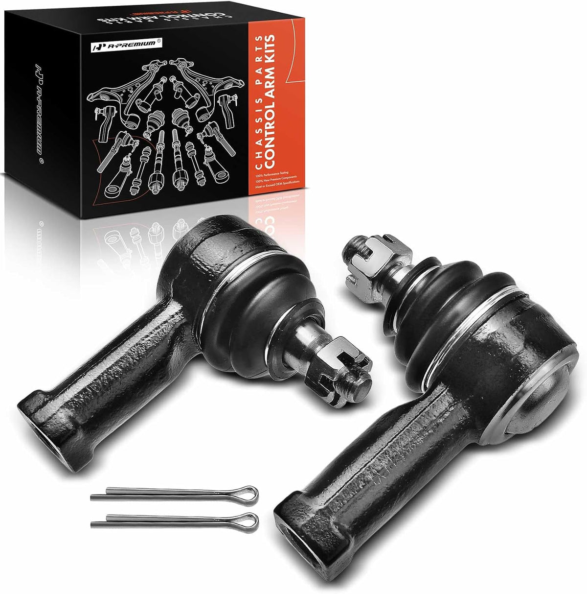 A-Premium Front Outer Tie Rod End, Compatible with Hyundai, Dodge, Chrysler
