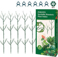 15 Pack Stackable Plant Support Stakes, Garden Trellis for Climbing Plants Indoor and Outdoor Use, Plant Accessories