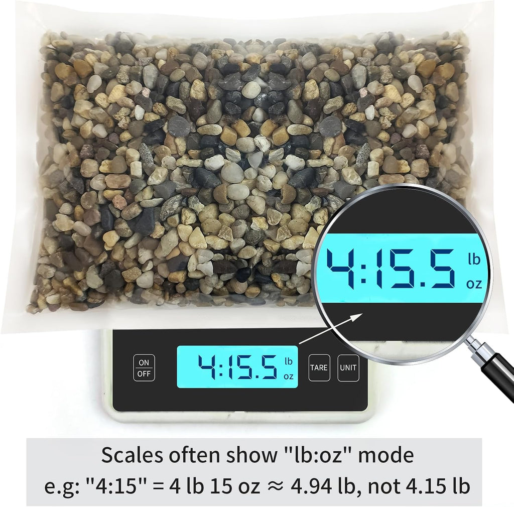 5 lbs Aquarium Gravel, 1/4 Inch Pea Gravel for Fish Tank | Natural Fish Tank Gravel, Decorative Pebbles River Rocks