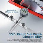 Table Saw Alignment Gauge,Digital Dial Indicator,3/4in Miter Slot