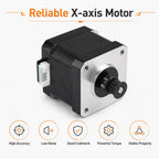 X-Axis Stepper Motor for Anycubic Kobra3: 42 NEMA 17 Motor 10 Tooth Pulley DC 2.5V 1.5A High Torque Fix Layer Shift 3D Printer Replacement Parts