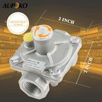 Aupoko 1/2" Gas Grill Regulator NG & LPG Interchange Pressure Regulator