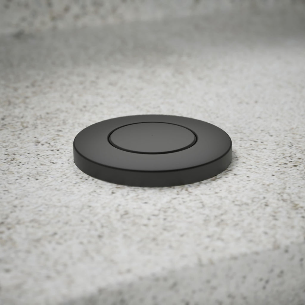 KOHLER 35726-BL K-35726-BL Garbage Disposal Air Switch Button, Matte Black