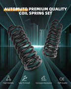 AUTOMUTO 2X Front Suspension Coil Spring Set for 2002-05 for Dodge Ram 1500