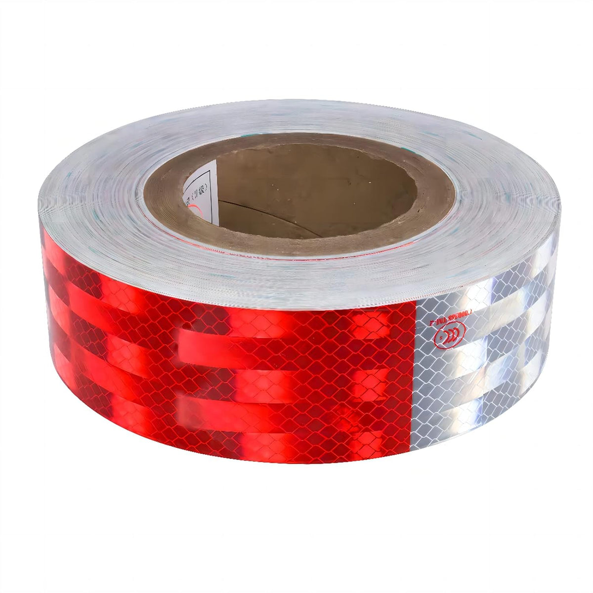 Reflective Tape 2" X 150 Feet Red/White High Intensity Safety Caution Warning Grade Self-Adhesive Waterproof