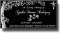 Personalized Memorial Granite Stone,Garden Memorial plaques for Outdoors,Headstones for Graves,Cemetery